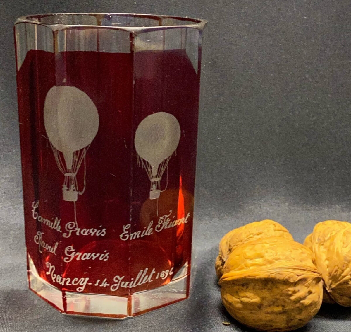 Verre Commémoratif, Gravis Et Friant