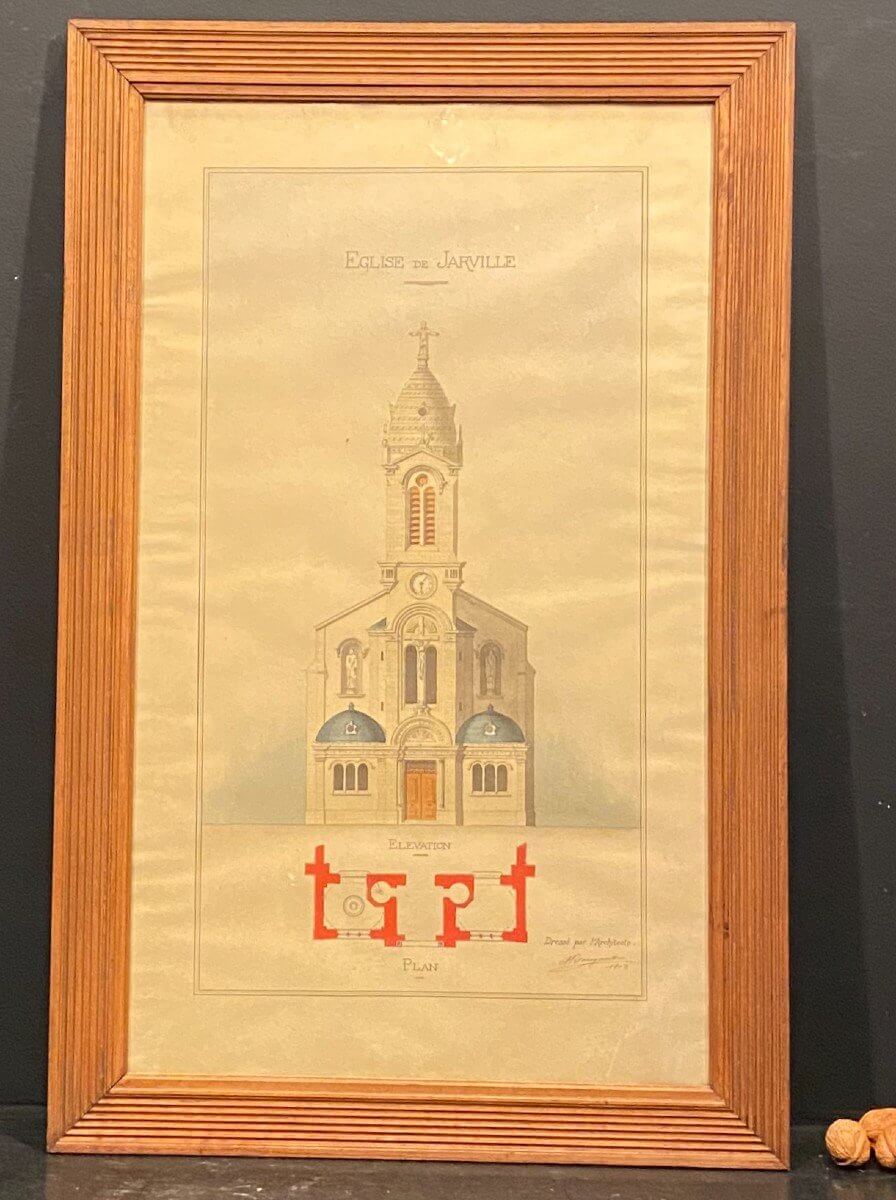 Dessin, Eglise De Jarville