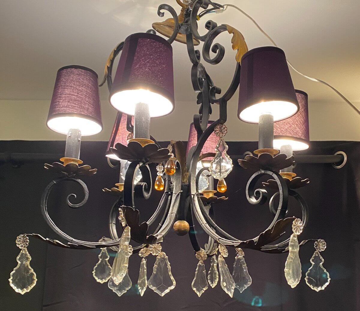 Lustre En Fer Forgé