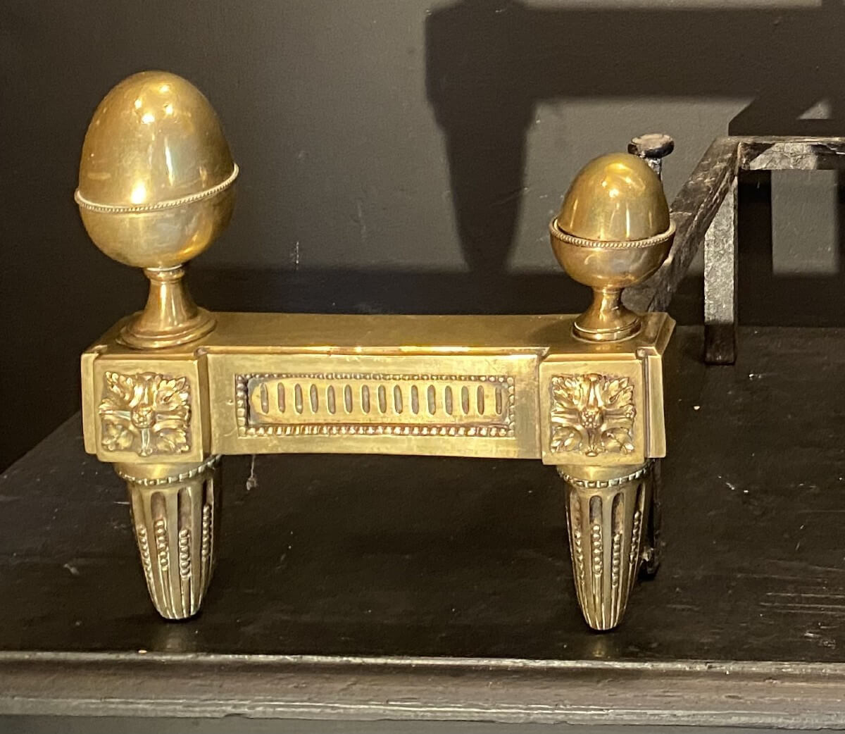 chenets d'époque Louis XVI
