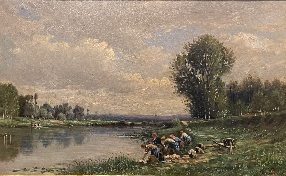 peinture, tableau signé Perret