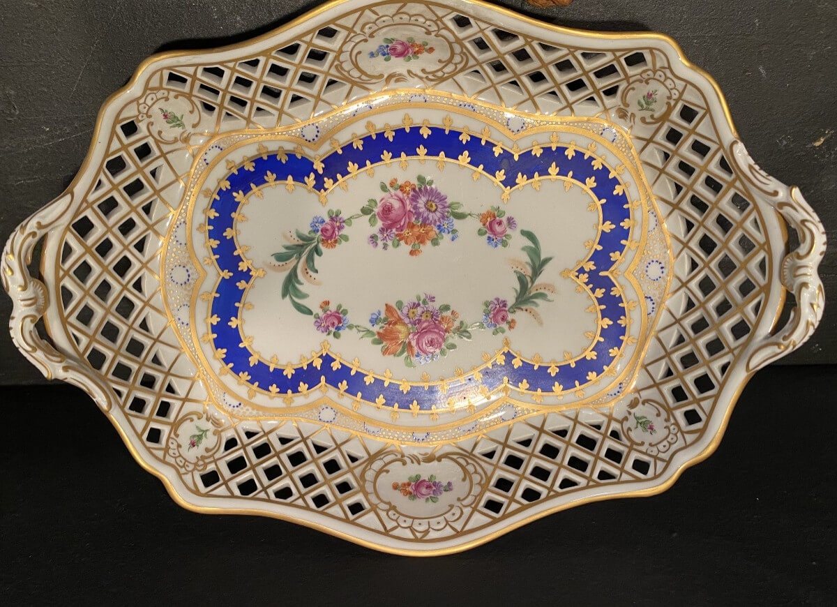 coupe en porcelaine de dresden