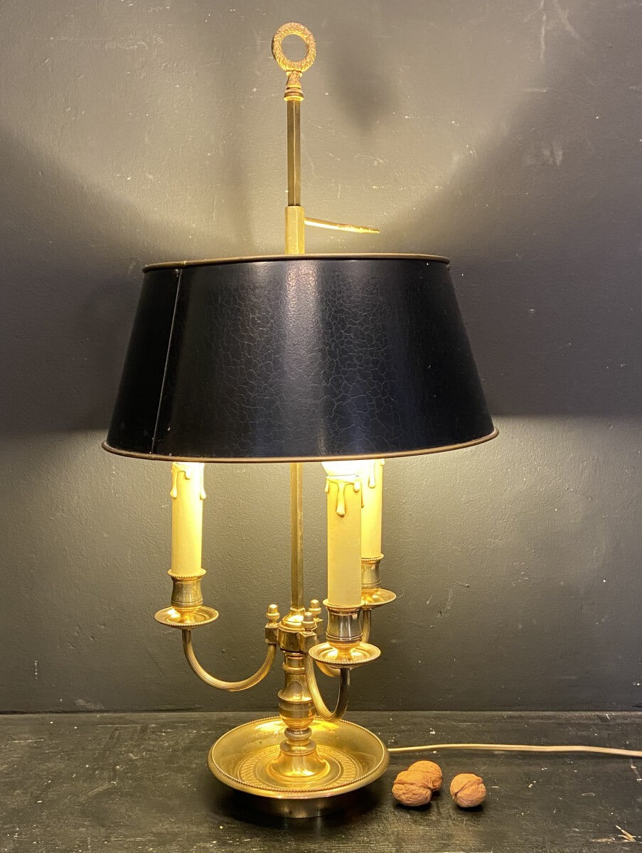 Lampe Bouillotte En Bronze