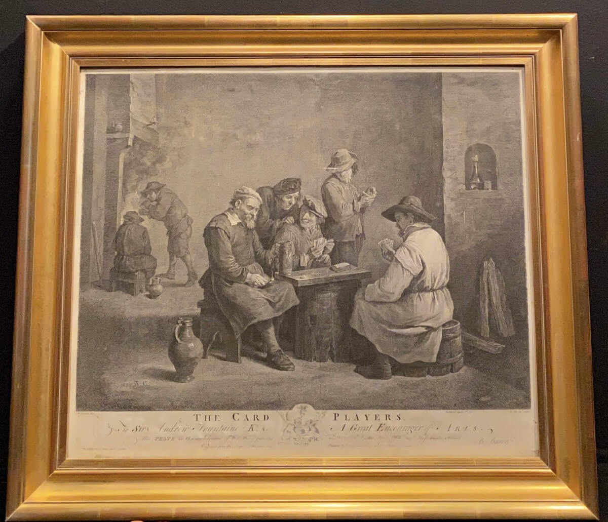 gravure anglaise XVIII° siècle