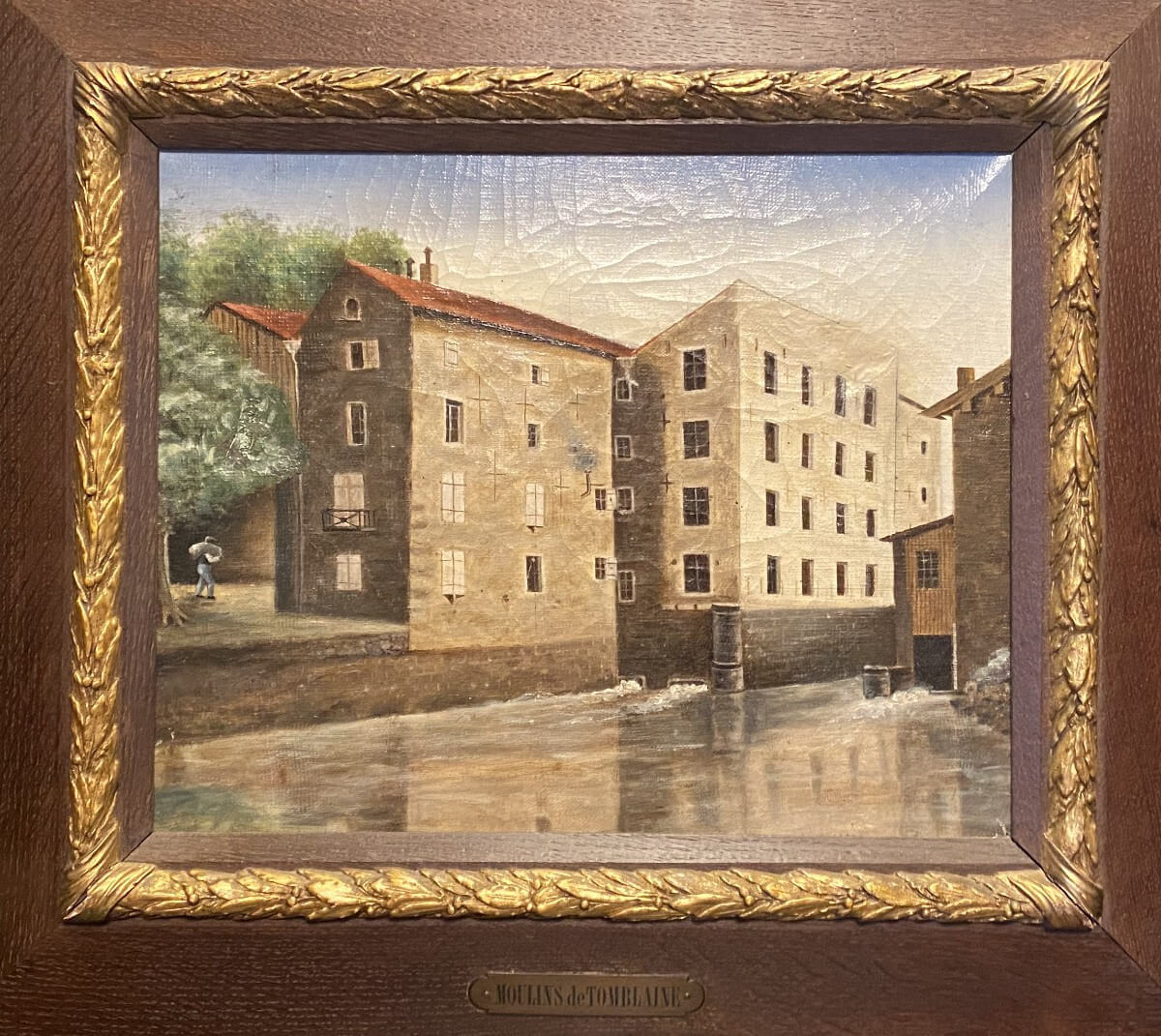 Tableau, peinture des moulins à Tomblaine
