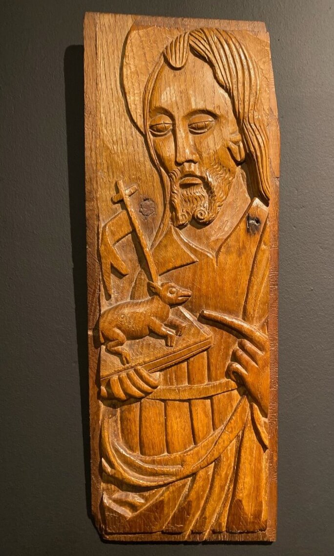Bas relief XVII°, saint Jean Baptiste
