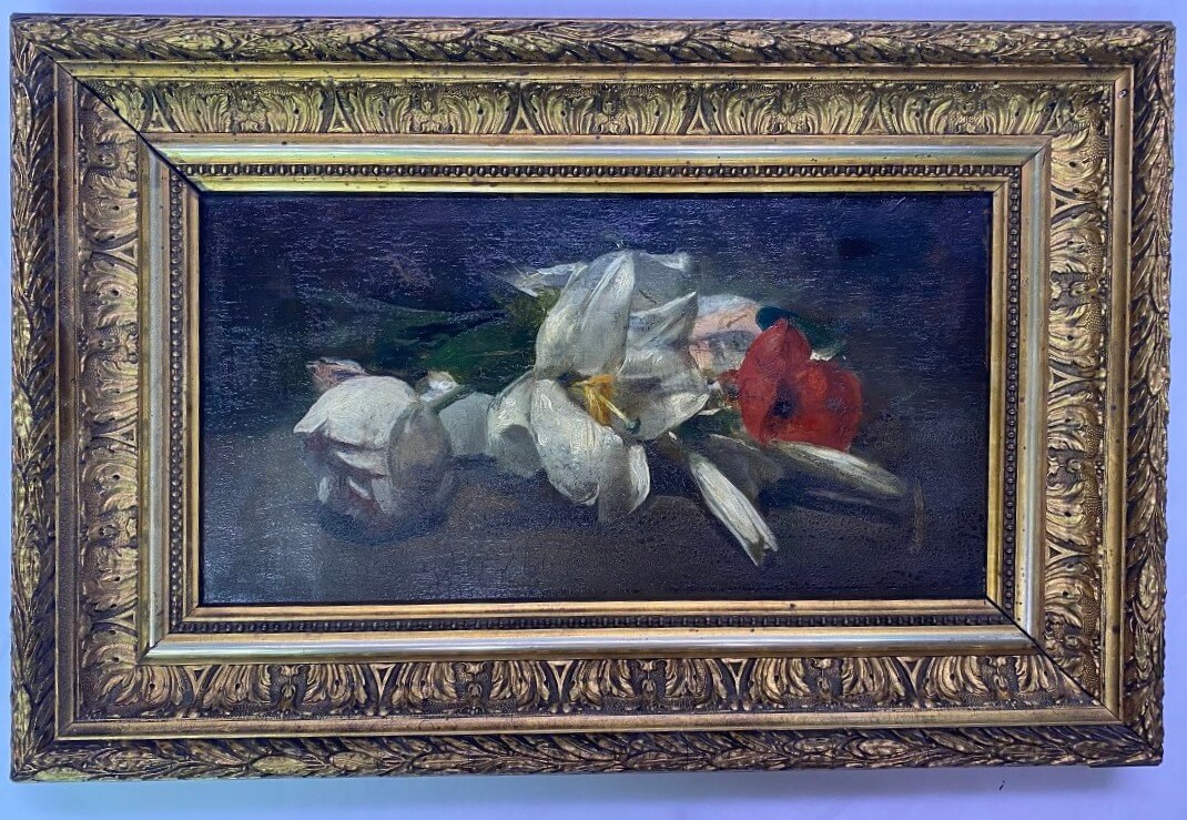 peinture, huile sur bois