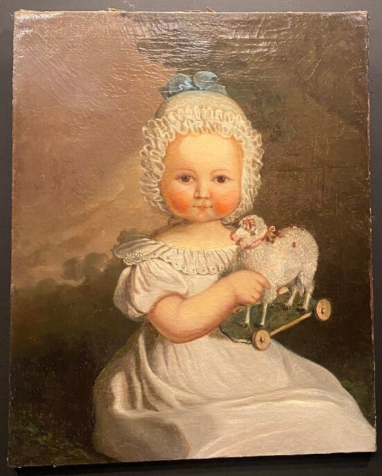 tableau, portrait d'un enfant