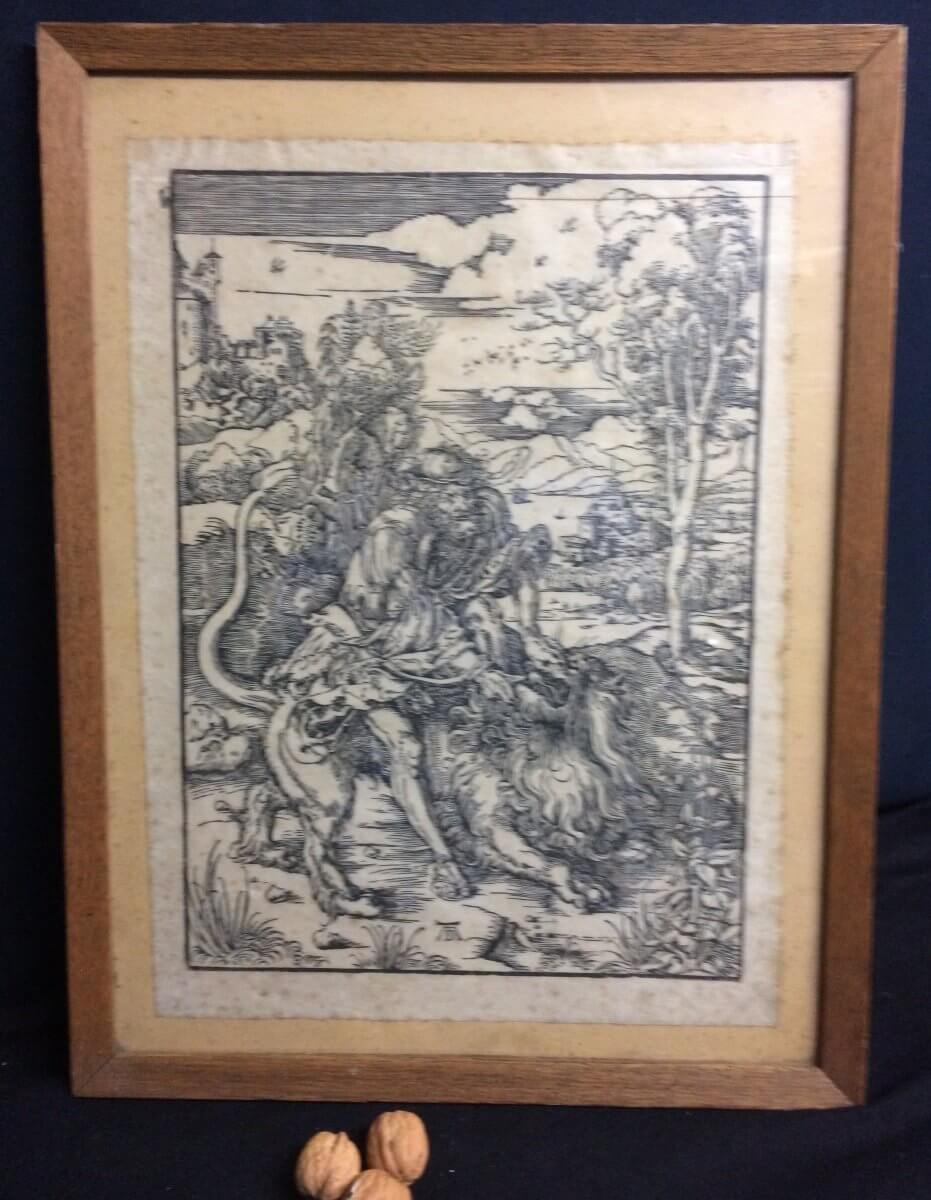 Gravure, La Tentation De Saint Antoine, Dürer
