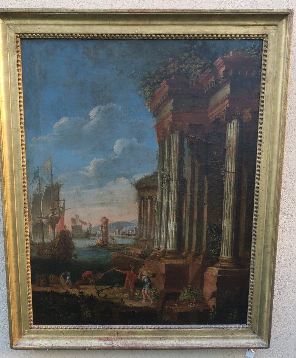 Tableau, Peinture d'Une Ruine à l'Antique