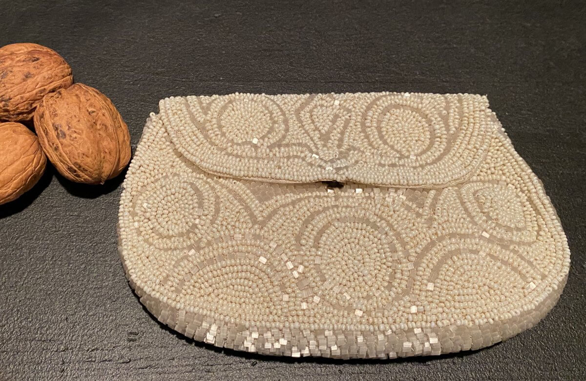 Porte Monnaie, Pochette En Perles