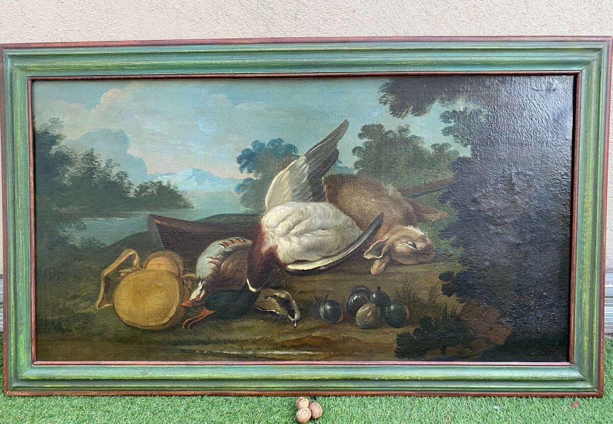Tableau, Peinture d'Une Nature Morte Aux Canards