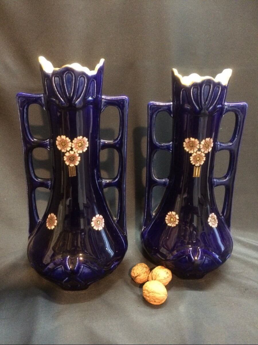 Paire De Vases Art Nouveau