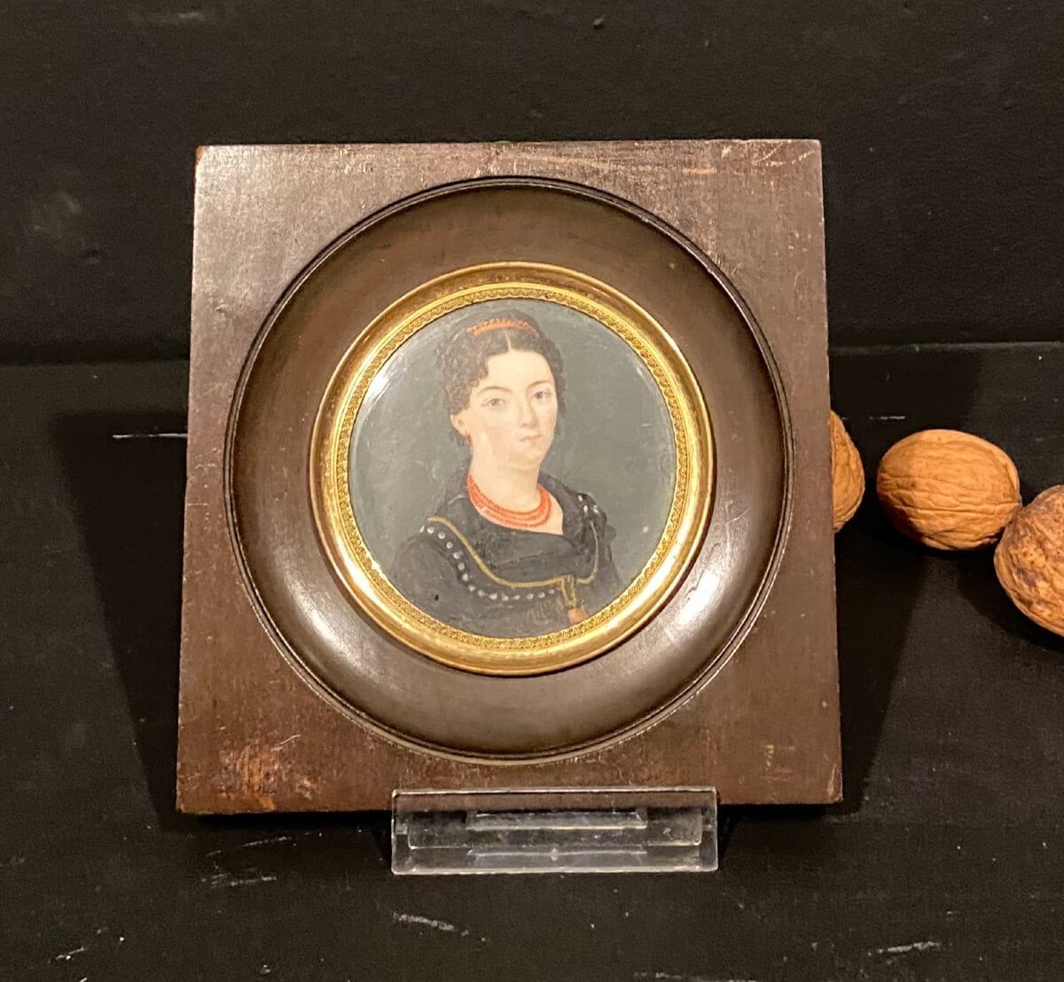 Miniature, Portrait De Femme