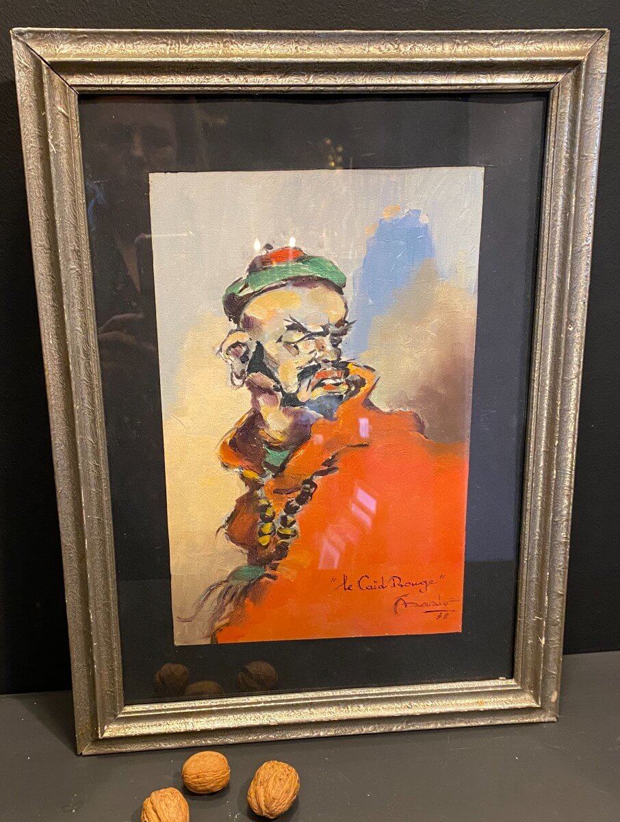 Tableau, " Le Caïd Rouge"