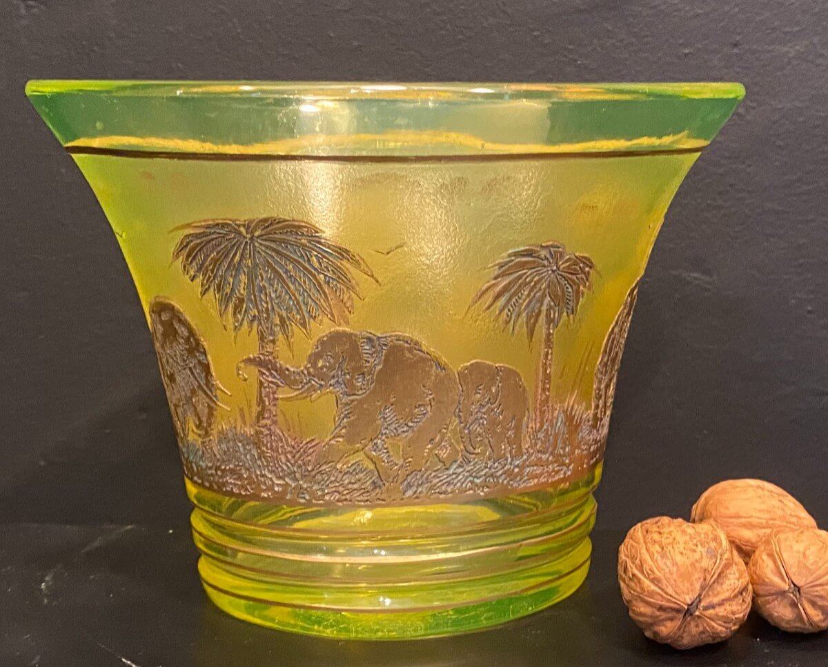 Vase De Karlsbad , Signé Moser