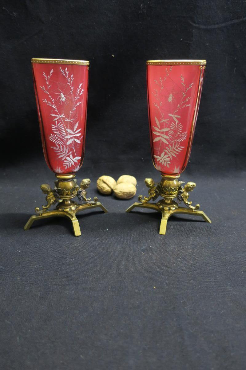Paire De Vases Napoléon III