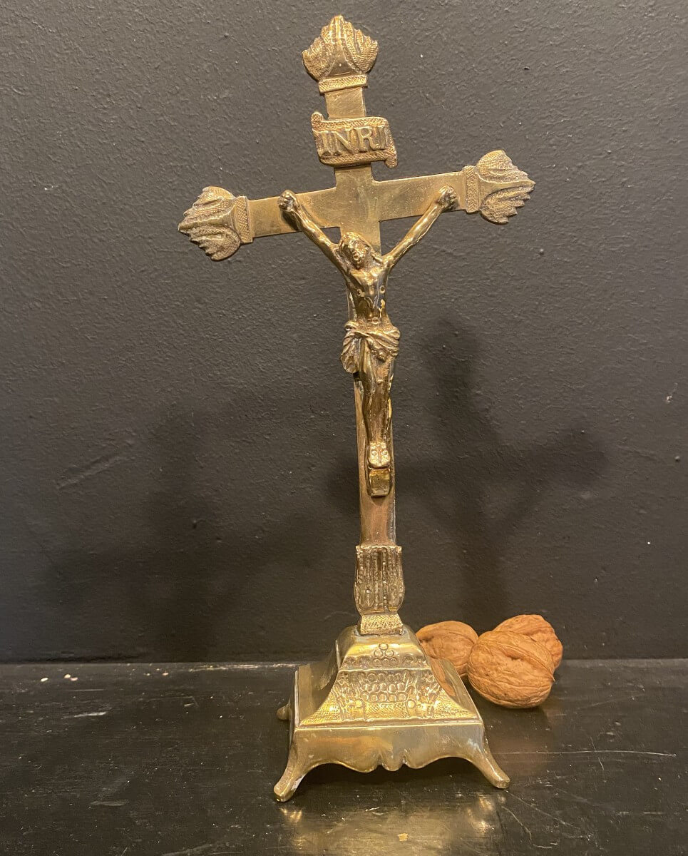 crucifix lorrain, christ en croix