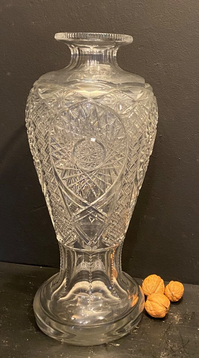 Vase Balustre, Cristallerie De Nancy