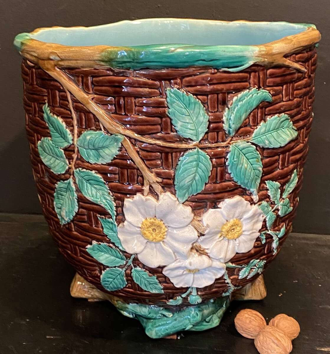 Grand Cache Pot De Sarreguemines