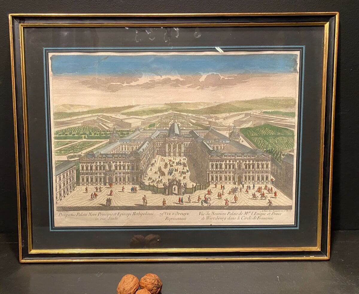 Tableau, Vue d'Optique Du Palais De Wurtzbourg