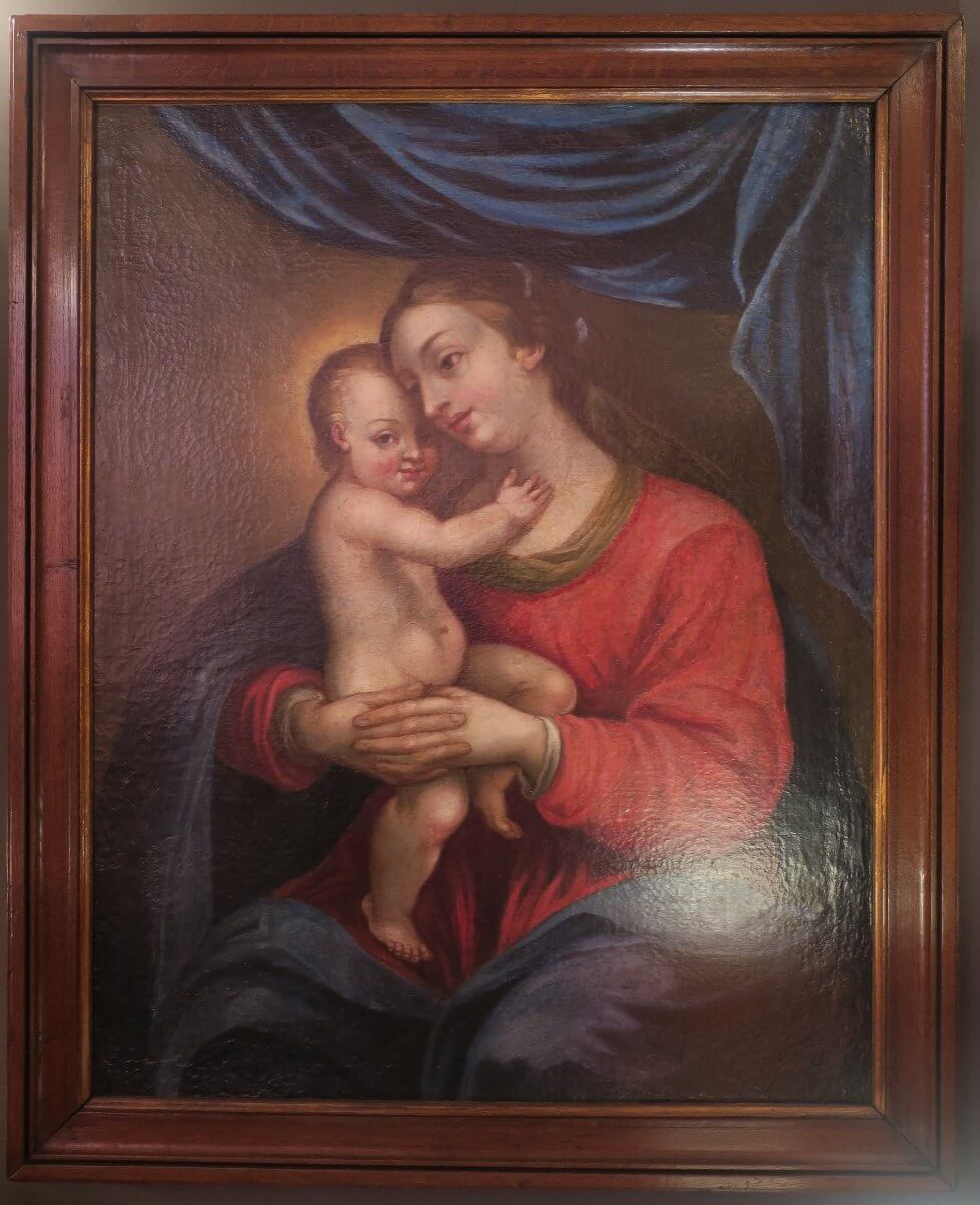 Tableau, Peinture De La Vierge à l'Enfant