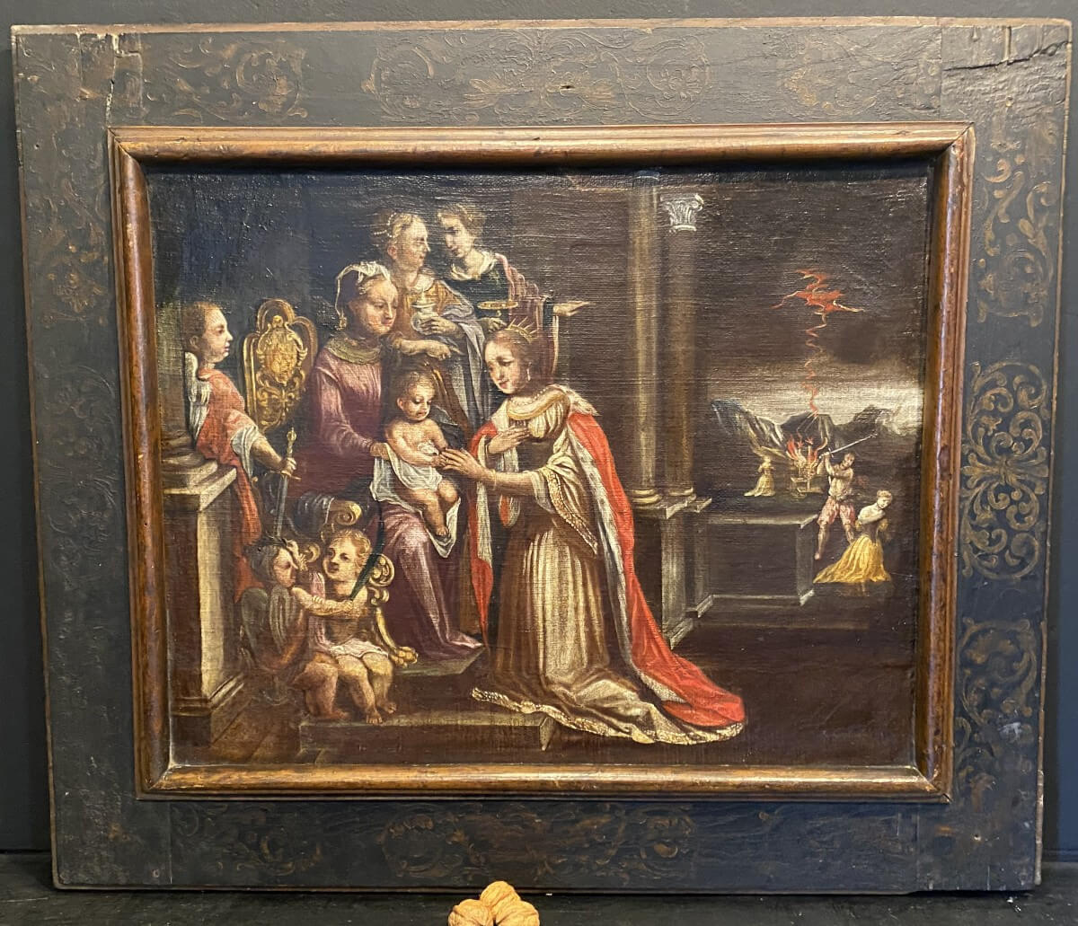 Tableau VII°, Le Mariage Mystique De Sainte Catherine