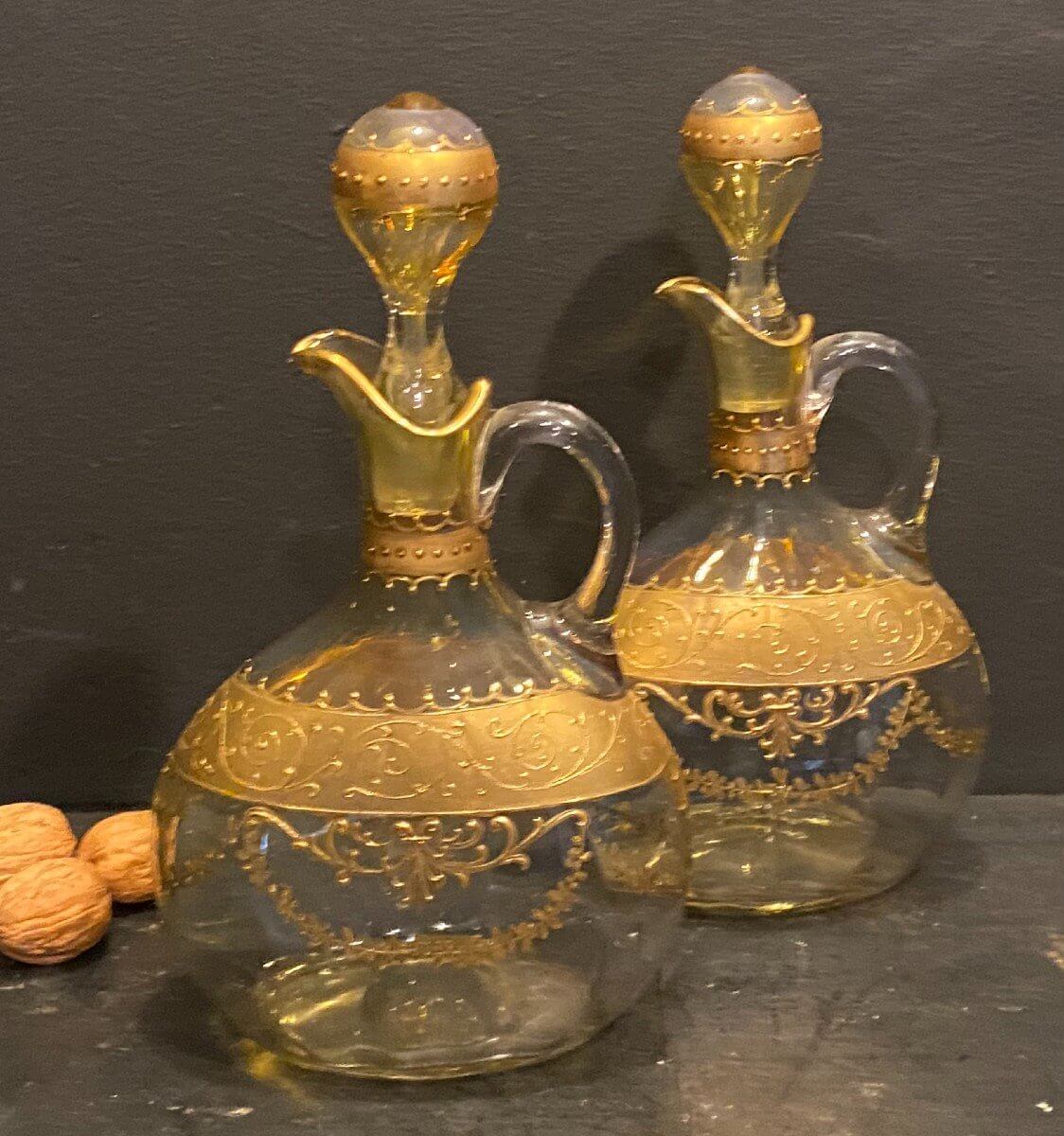Paire De Carafes
