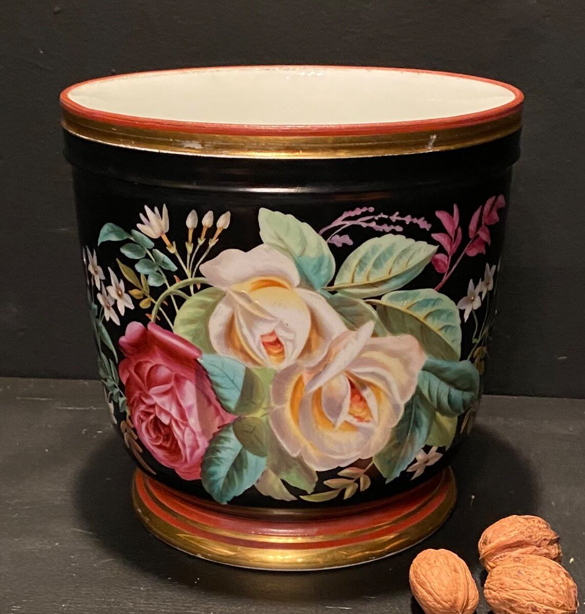 Cache Pot En Porcelaine Napoléon III