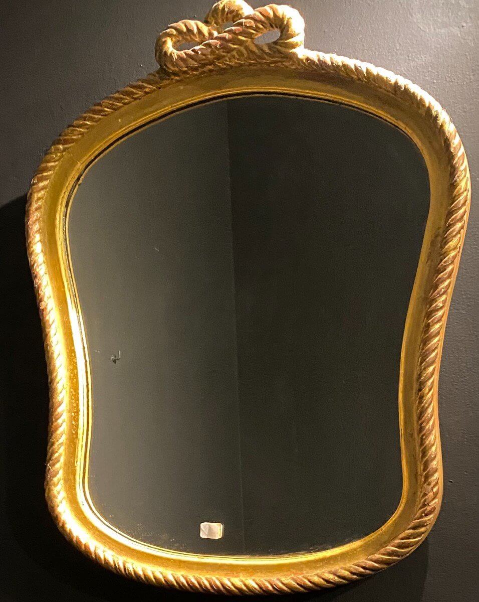 Miroir En Bois Doré