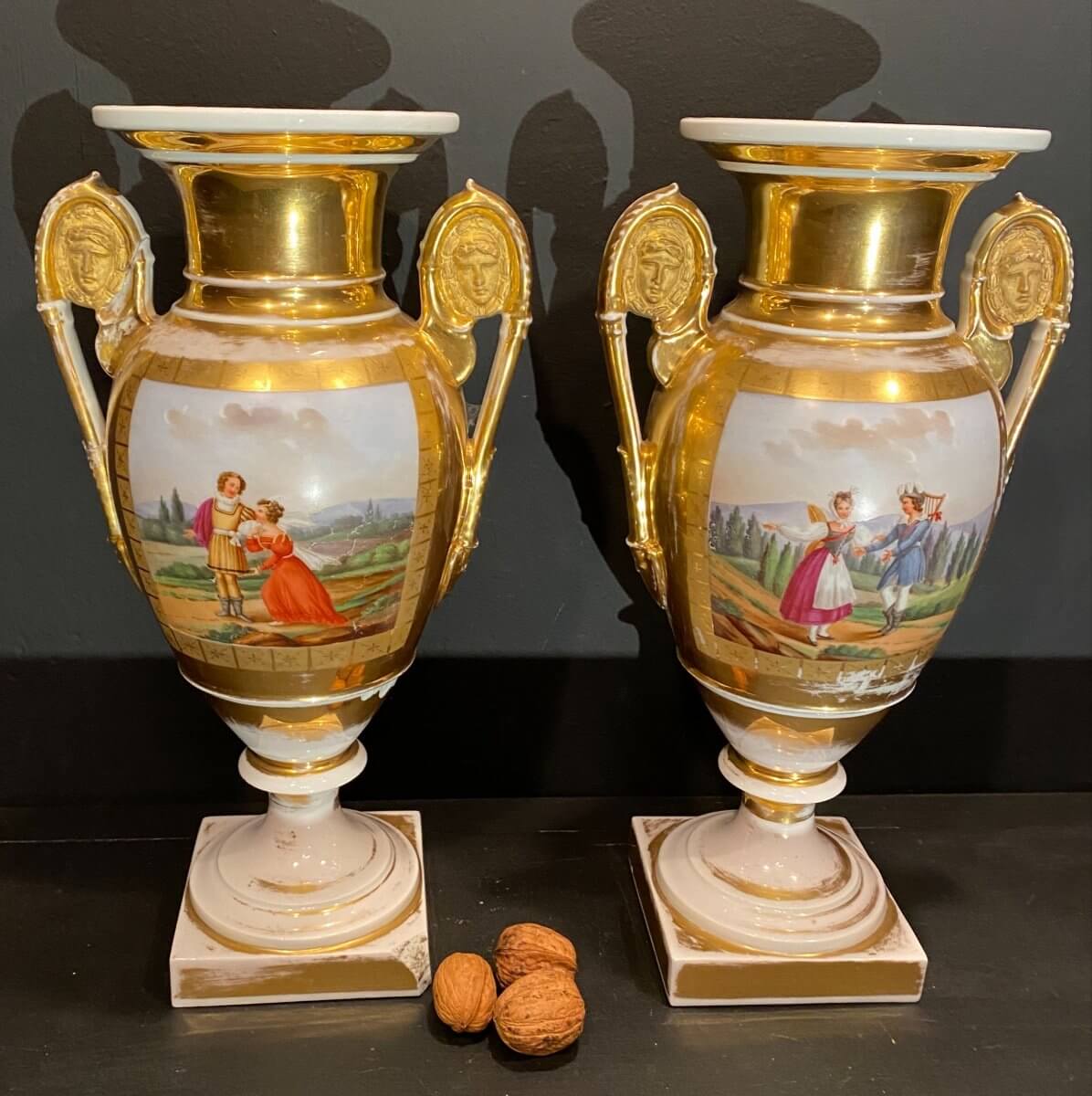 Paire De Vases Empire