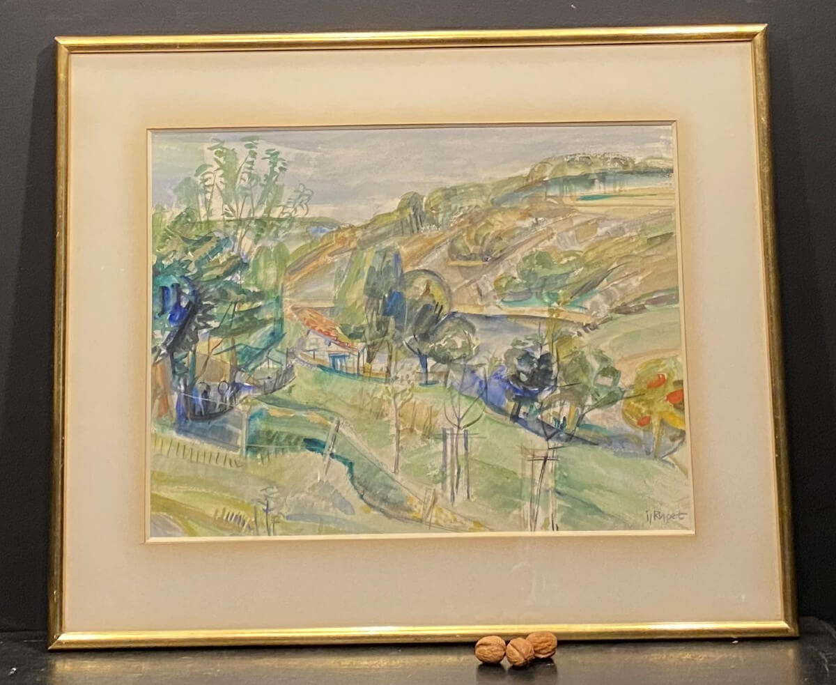 Tableau, Aquarelle Signée Ruppert