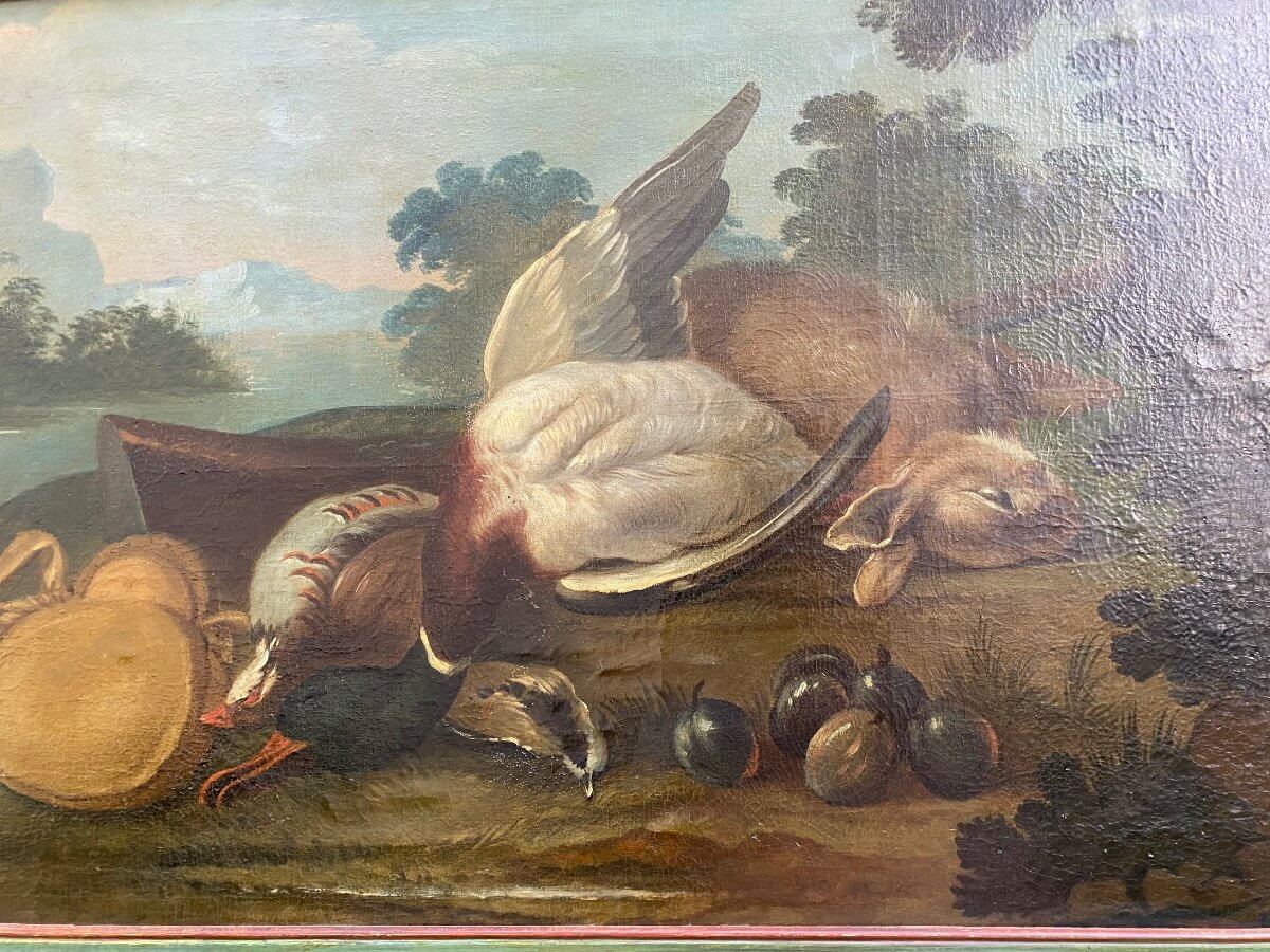 Tableau, Peinture d'Une Nature Morte Aux Canards