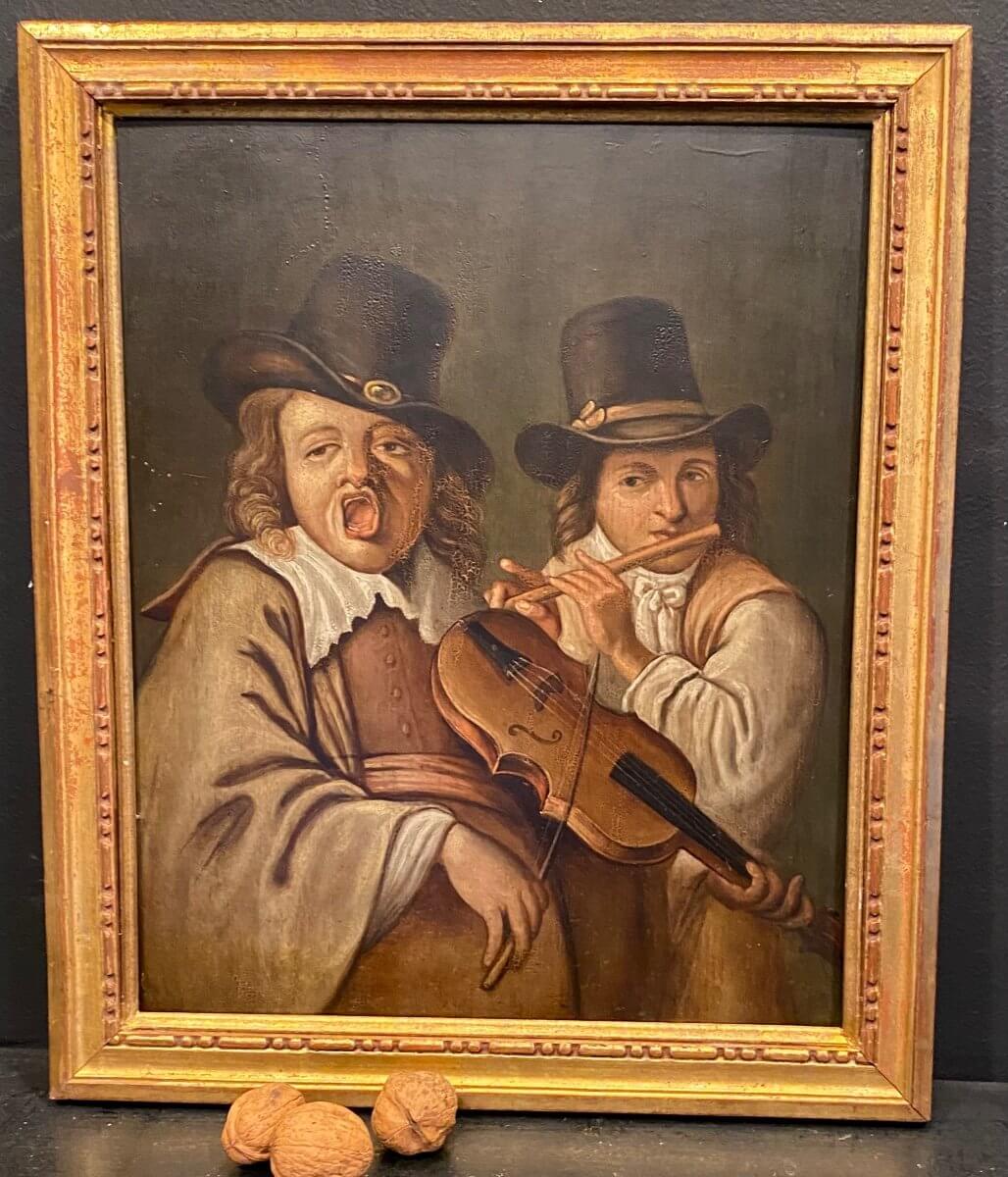 Tableau, Peinture " Les Musiciens "