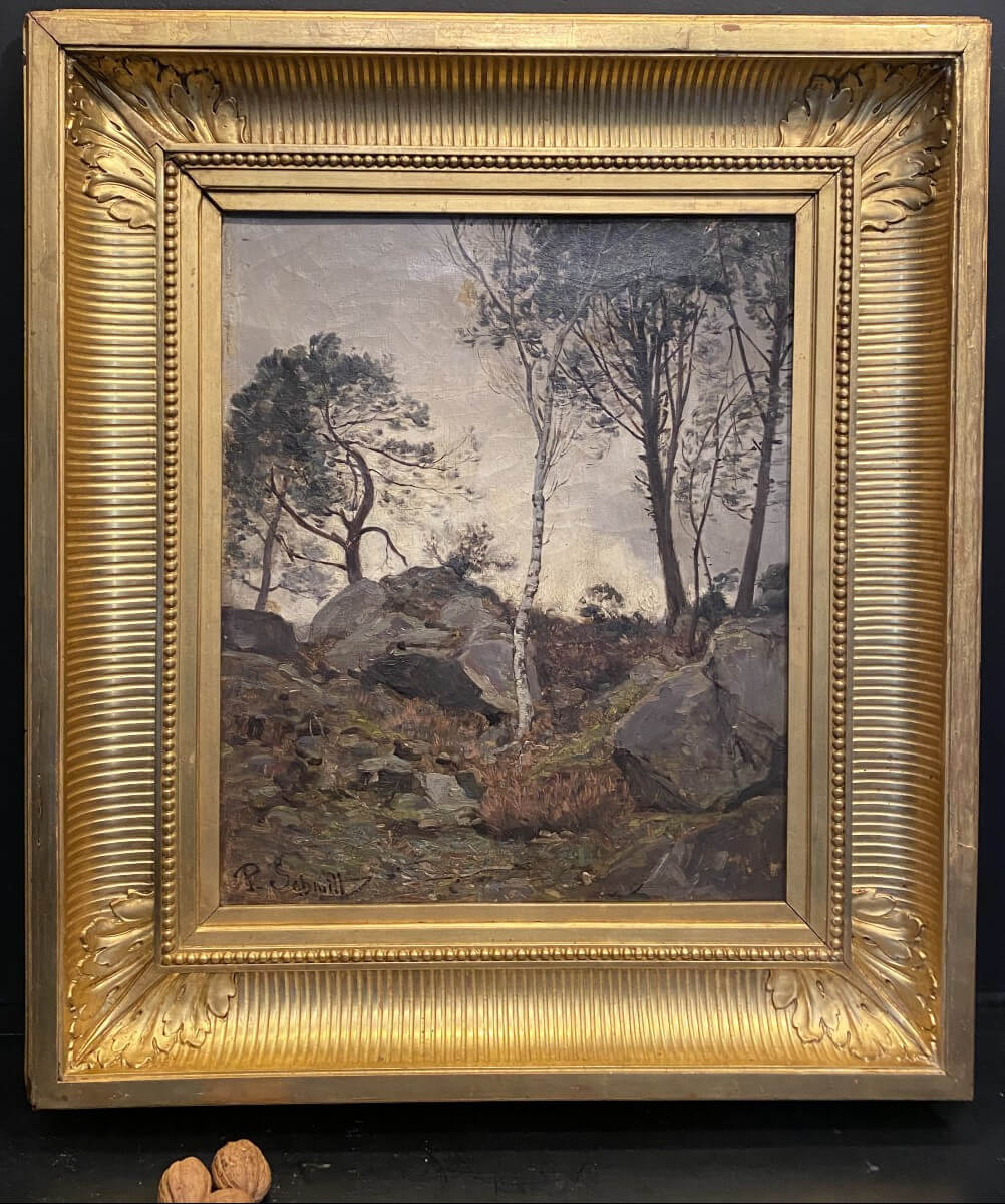 Tableau, Peinture Signée Paul Schmitt