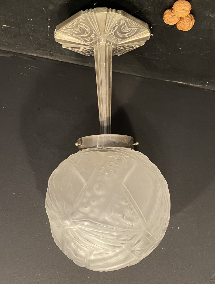 plafonnier art déco