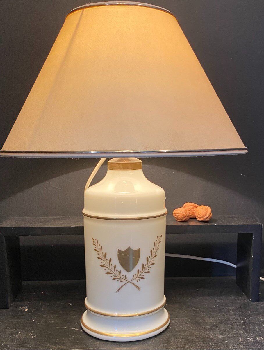 Lampe En Opaline