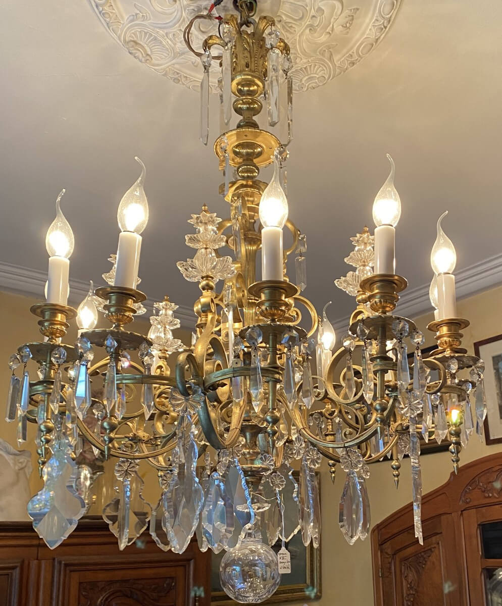 Lustre De Baccarat à 12 bougies